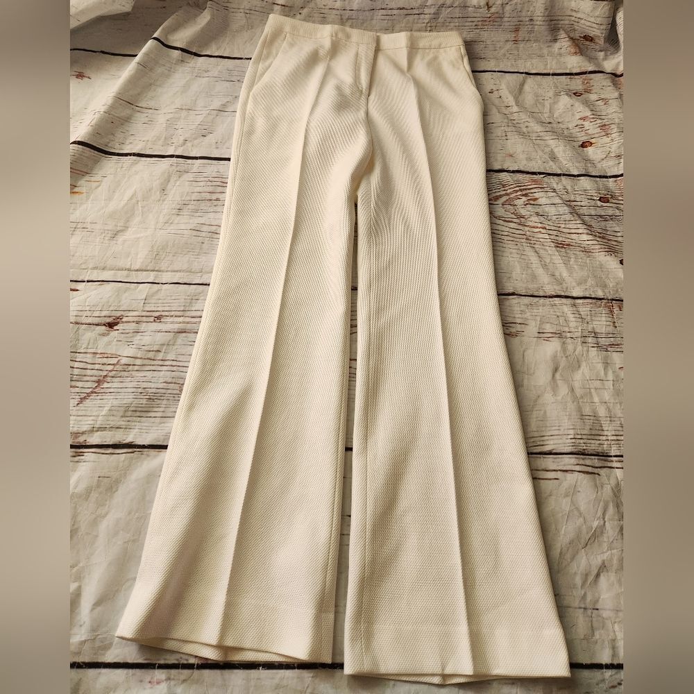 Tomaso Stefanelli Boot Cut Textured‎ Dress Pants/ Trousers Size 12